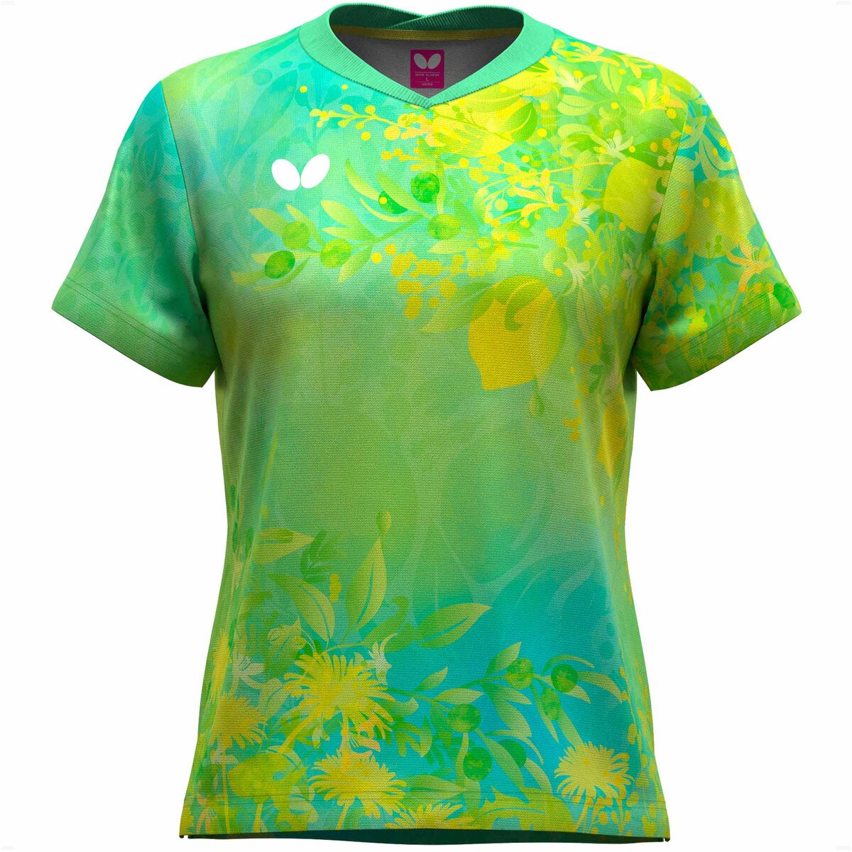 Butterfly Lowiness Lady Shirt - Green - Front